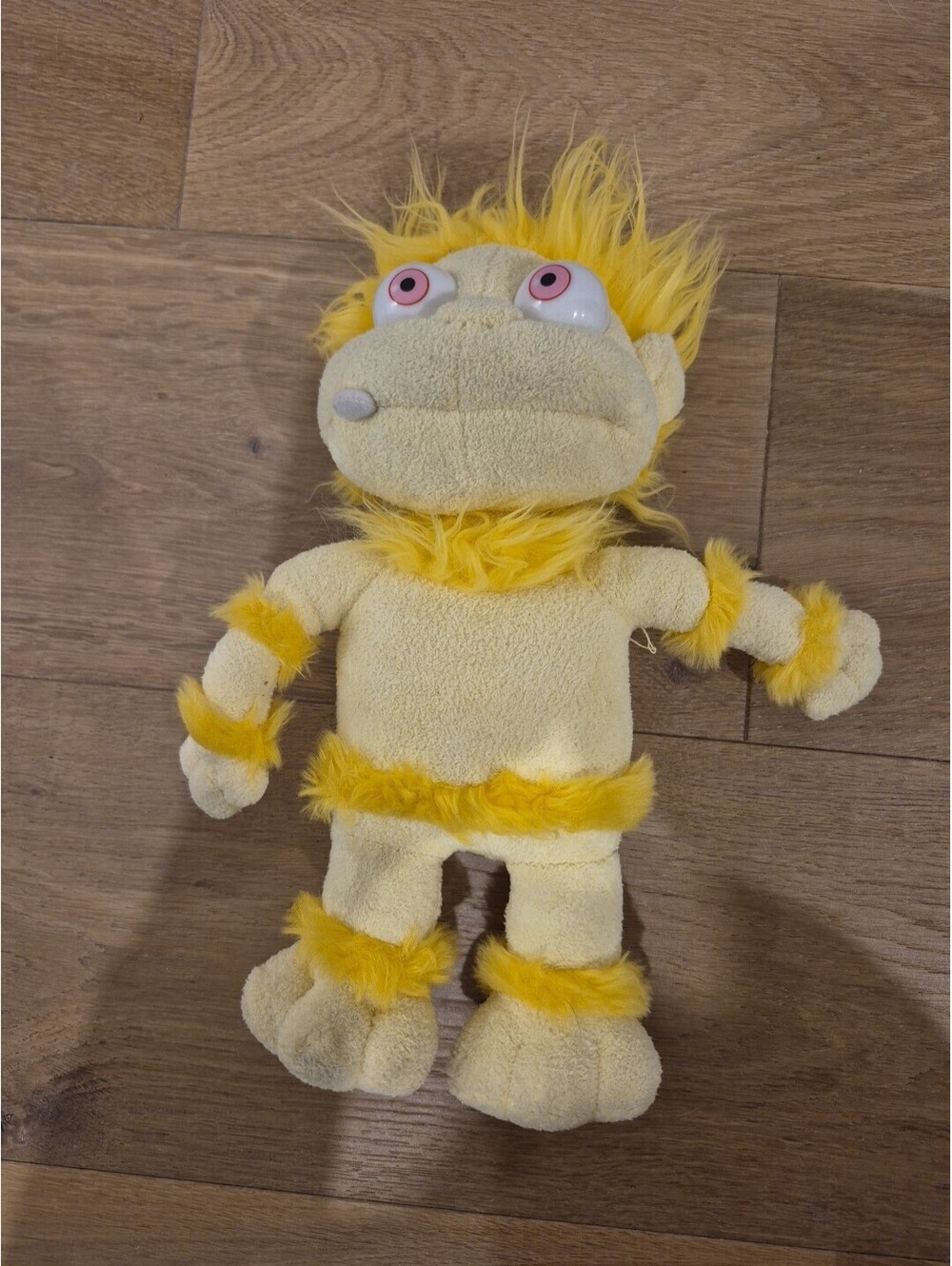 LOS LUNNIS (SPANISH TYPE MUPPETS) TVE-RTVE "LUCHO" Yellow 12" PLUSH TOY Televisa